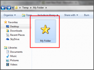 Change folder icon
